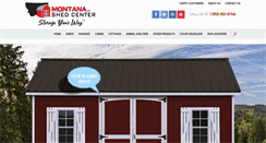 Desktop Screenshot of montanashedcenter.com